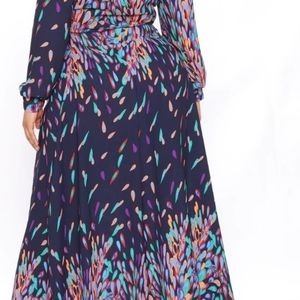 BRAND NEW Printed Maxi Dress